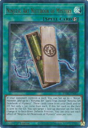 Ninjitsu Art Notebook of Mystery [DABL-EN061] Ultra Rare - Yu-Gi-Oh! - Card Brawlers | Quebec | Canada |