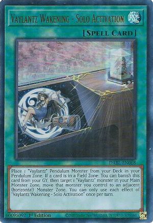 Vaylantz Wakening - Solo Activation [DABL-EN068] Ultra Rare - Yu-Gi-Oh! - Card Brawlers | Quebec | Canada |