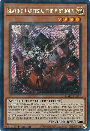 Blazing Cartesia, the Virtuous [DABL-EN011] Secret Rare - Yu-Gi-Oh! - Card Brawlers | Quebec | Canada |