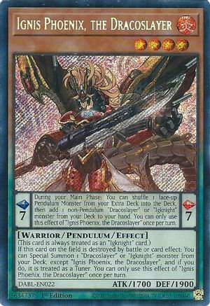 Ignis Phoenix, the Dracoslayer [DABL-EN022] Secret Rare - Yu-Gi-Oh! - Card Brawlers | Quebec | Canada |