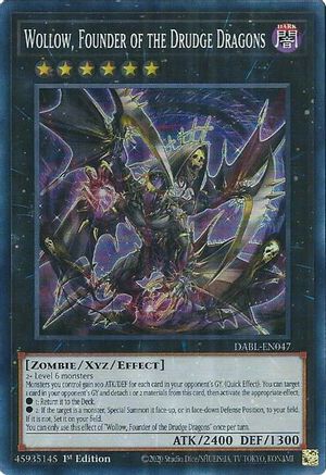 Wollow, Founder of the Drudge Dragons [DABL-EN047] Super Rare - Yu-Gi-Oh! - Card Brawlers | Quebec | Canada |