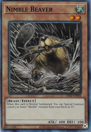 Nimble Beaver [OP20-EN006] Super Rare - Yu-Gi-Oh! - Card Brawlers | Quebec | Canada |