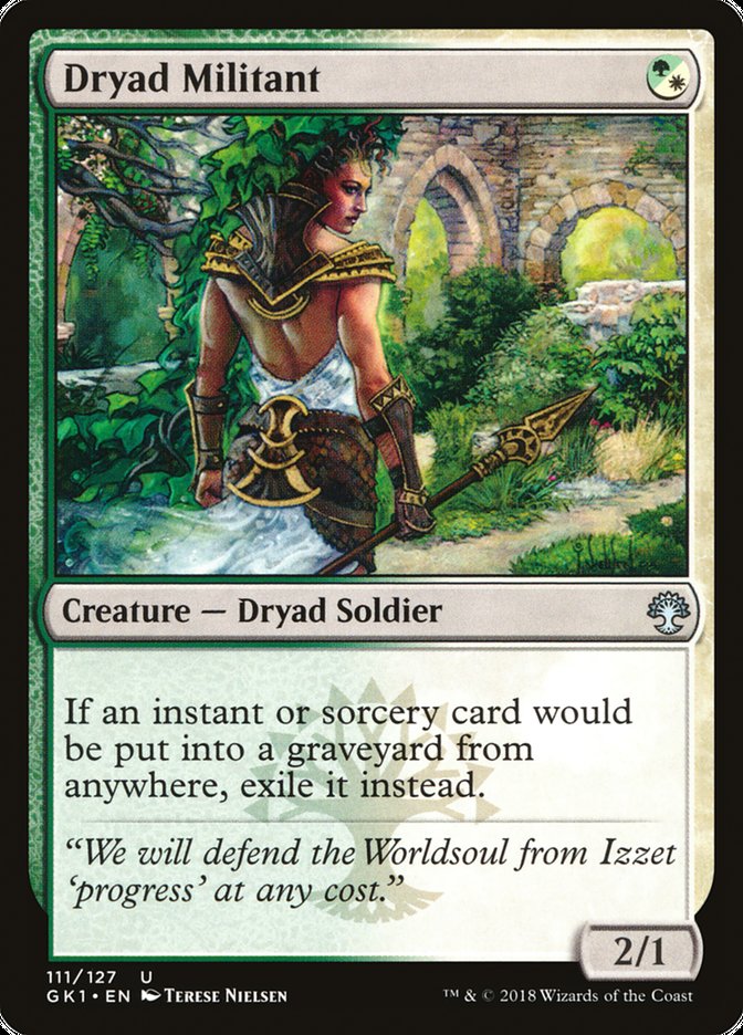 Dryad Militant [Guilds of Ravnica Guild Kit] - Magic: The Gathering - Card Brawlers | Quebec | Canada |