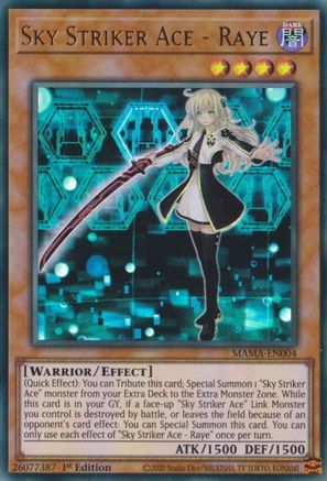 Sky Striker Ace - Raye [MAMA-EN004] Ultra Rare - Yu-Gi-Oh! - Card Brawlers | Quebec | Canada |