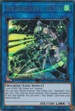 Sky Striker Ace - Hayate [MAMA-EN007] Ultra Rare - Yu-Gi-Oh! - Card Brawlers | Quebec | Canada |