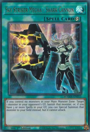 Sky Striker Mecha - Shark Cannon [MAMA-EN011] Ultra Rare - Yu-Gi-Oh! - Card Brawlers | Quebec | Canada |