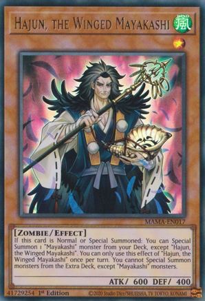 Hajun, the Winged Mayakashi [MAMA-EN017] Ultra Rare - Yu-Gi-Oh! - Card Brawlers | Quebec | Canada |