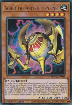 Agido the Ancient Sentinel [MAMA-EN028] Ultra Rare - Yu-Gi-Oh! - Card Brawlers | Quebec | Canada |