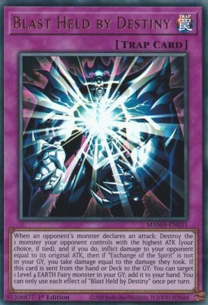 Blast Held by Destiny [MAMA-EN031] Ultra Rare - Yu-Gi-Oh! - Card Brawlers | Quebec | Canada |