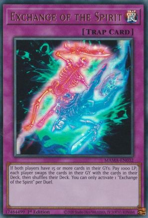 Exchange of the Spirit [MAMA-EN032] Ultra Rare - Yu-Gi-Oh! - Card Brawlers | Quebec | Canada |
