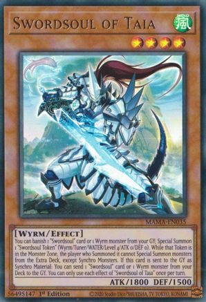 Swordsoul of Taia [MAMA-EN035] Ultra Rare - Yu-Gi-Oh! - Card Brawlers | Quebec | Canada |