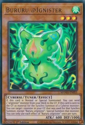 Bururu @Ignister [MAMA-EN055] Ultra Rare - Yu-Gi-Oh! - Card Brawlers | Quebec | Canada |