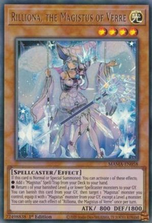 Rilliona, the Magistus of Verre [MAMA-EN058] Ultra Rare - Yu-Gi-Oh! - Card Brawlers | Quebec | Canada |