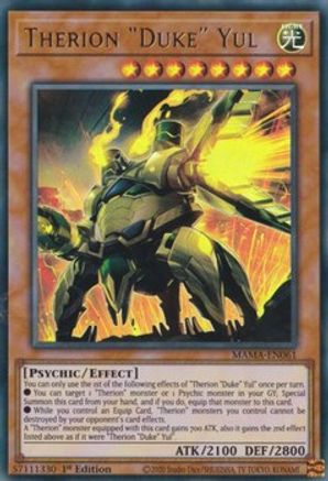 Therion "Duke" Yul [MAMA-EN061] Ultra Rare - Yu-Gi-Oh! - Card Brawlers | Quebec | Canada |