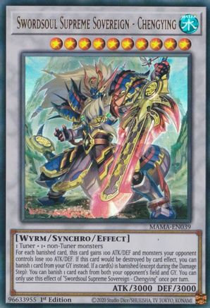 Swordsoul Supreme Sovereign - Chengying [MAMA-EN039] Ultra Rare - Yu-Gi-Oh! - Card Brawlers | Quebec | Canada |
