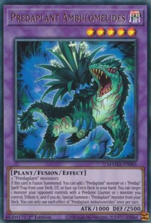 Predaplant Ambulomelides [MAMA-EN065] Ultra Rare - Yu-Gi-Oh! - Card Brawlers | Quebec | Canada |