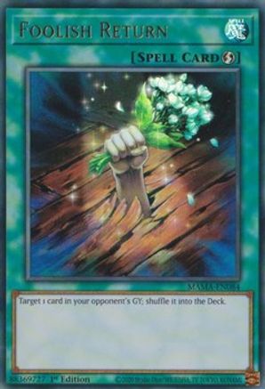 Foolish Return [MAMA-EN084] Ultra Rare - Yu-Gi-Oh! - Card Brawlers | Quebec | Canada |