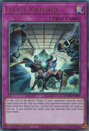 Evenly Matched [MAMA-EN099] Ultra Rare - Yu-Gi-Oh! - Card Brawlers | Quebec | Canada |