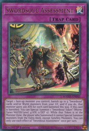 Swordsoul Assessment [MAMA-EN043] Ultra Rare - Yu-Gi-Oh! - Card Brawlers | Quebec | Canada |