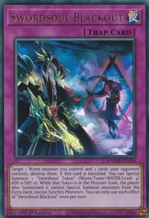 Swordsoul Blackout [MAMA-EN044] Ultra Rare - Yu-Gi-Oh! - Card Brawlers | Quebec | Canada |