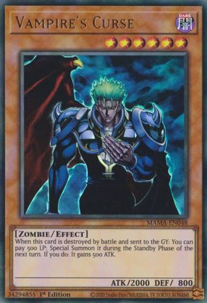Vampire's Curse [MAMA-EN048] Ultra Rare - Yu-Gi-Oh! - Card Brawlers | Quebec | Canada |
