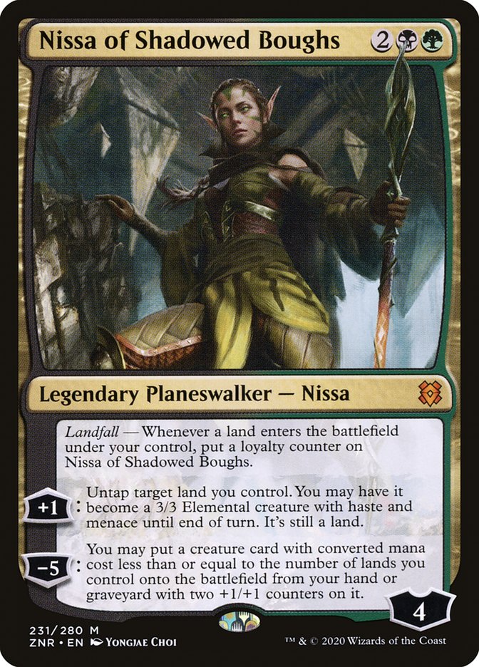 Nissa of Shadowed Boughs [Zendikar Rising] - Magic: The Gathering - Card Brawlers | Quebec | Canada |