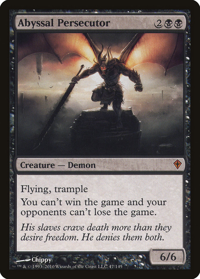 Abyssal Persecutor [Worldwake] - Magic: The Gathering - Card Brawlers | Quebec | Canada |
