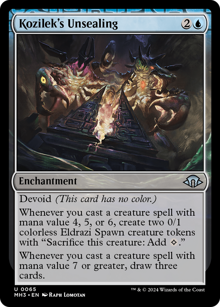 Kozilek's Unsealing [Modern Horizons 3] - Magic: The Gathering - Card Brawlers | Quebec | Canada |