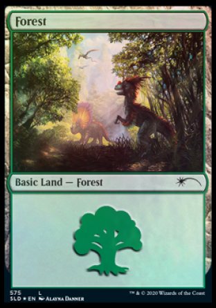 Forest (Dinosaurs) (575) [Secret Lair Drop Promos] - Magic: The Gathering - Card Brawlers | Quebec | Canada |