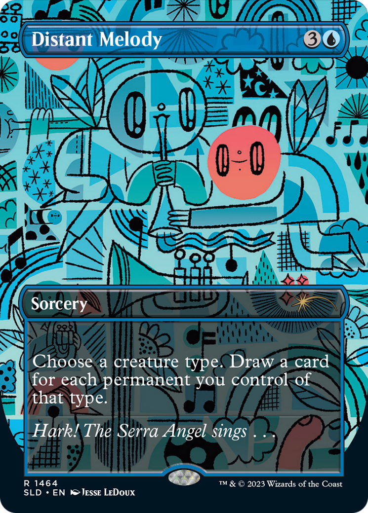 Distant Melody (Rainbow Foil) [Secret Lair Drop Series] - Magic: The Gathering - Card Brawlers | Quebec | Canada |