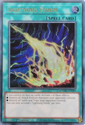 Lightning Storm [MAMA-EN089] Ultra Pharaoh's Rare - Yu-Gi-Oh! - Card Brawlers | Quebec | Canada |