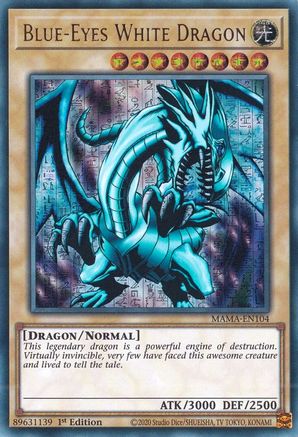 Blue-Eyes White Dragon [MAMA-EN104] Ultra Pharaoh's Rare - Yu-Gi-Oh! - Card Brawlers | Quebec | Canada |