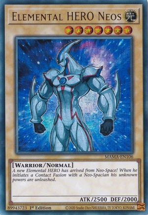Elemental HERO Neos [MAMA-EN106] Ultra Pharaoh's Rare - Yu-Gi-Oh! - Card Brawlers | Quebec | Canada |