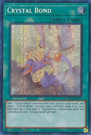 Crystal Bond [MAMA-EN114] Ultra Pharaoh's Rare - Yu-Gi-Oh! - Card Brawlers | Quebec | Canada |