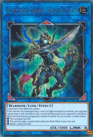 Black Luster Soldier - Soldier of Chaos [MAMA-EN073] Ultra Pharaoh's Rare - Yu-Gi-Oh! - Card Brawlers | Quebec | Canada |