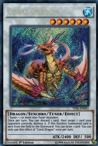 Coral Dragon [TDIL-EN051] Secret Rare - Yu-Gi-Oh! - Card Brawlers | Quebec | Canada |