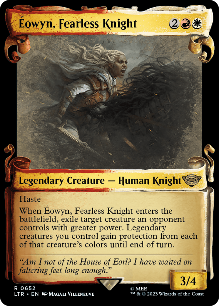 Eowyn, Fearless Knight [The Lord of the Rings: Tales of Middle-Earth Showcase Scrolls] - Magic: The Gathering - Card Brawlers | Quebec | Canada |