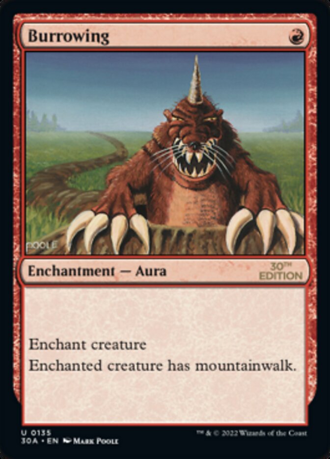 Burrowing [30th Anniversary Edition] - Magic: The Gathering - Card Brawlers | Quebec | Canada |