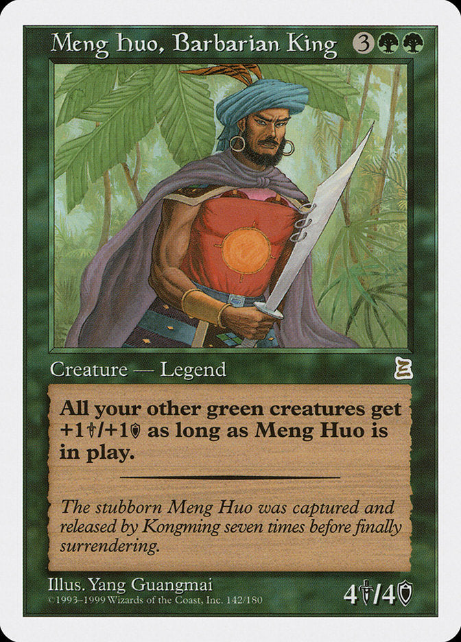 Meng Huo, Barbarian King [Portal Three Kingdoms] - Magic: The Gathering - Card Brawlers | Quebec | Canada |