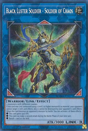 Black Luster Soldier - Soldier of Chaos [MAMA-EN073] Secret Pharaoh's Rare - Yu-Gi-Oh! - Card Brawlers | Quebec | Canada |