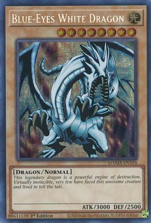 Blue-Eyes White Dragon [MAMA-EN104] Secret Pharaoh's Rare - Yu-Gi-Oh! - Card Brawlers | Quebec | Canada |