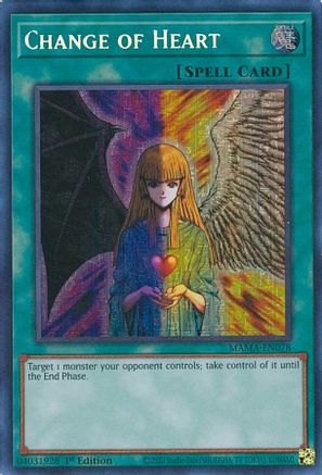Change of Heart [MAMA-EN078] Secret Pharaoh's Rare - Yu-Gi-Oh! - Card Brawlers | Quebec | Canada |