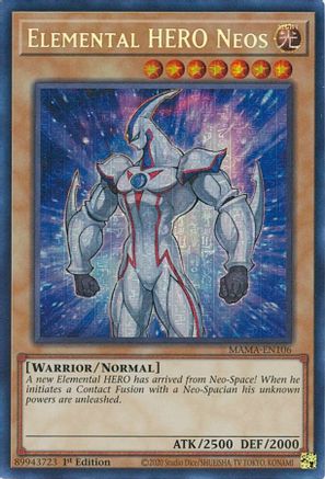 Elemental HERO Neos [MAMA-EN106] Secret Pharaoh's Rare - Yu-Gi-Oh! - Card Brawlers | Quebec | Canada |