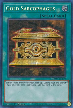 Gold Sarcophagus [MAMA-EN110] Secret Pharaoh's Rare - Yu-Gi-Oh! - Card Brawlers | Quebec | Canada |
