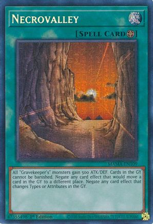 Necrovalley [MAMA-EN109] Secret Pharaoh's Rare - Yu-Gi-Oh! - Card Brawlers | Quebec | Canada |
