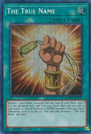 The True Name [MAMA-EN113] Secret Pharaoh's Rare - Yu-Gi-Oh! - Card Brawlers | Quebec | Canada |