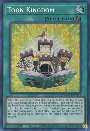 Toon Kingdom [MAMA-EN112] Secret Pharaoh's Rare - Yu-Gi-Oh! - Card Brawlers | Quebec | Canada |