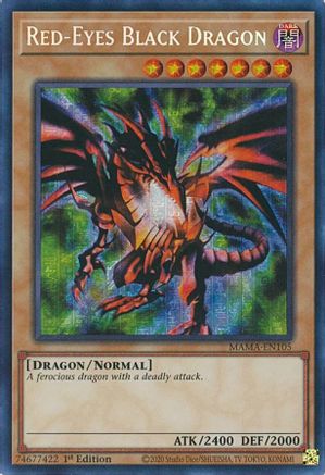 Red-Eyes Black Dragon [MAMA-EN105] Secret Pharaoh's Rare - Yu-Gi-Oh! - Card Brawlers | Quebec | Canada |