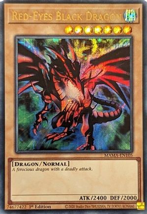 Red-Eyes Black Dragon [MAMA-EN105] Ultra Pharaoh's Rare - Yu-Gi-Oh! - Card Brawlers | Quebec | Canada |