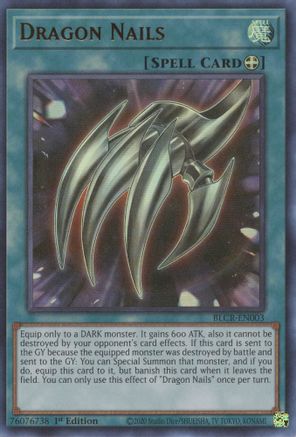 Dragon Nails [BLCR-EN003] Ultra Rare - Yu-Gi-Oh! - Card Brawlers | Quebec | Canada |